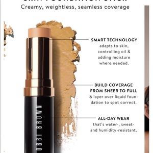 Bobbi Brown SKIN FOUNDATION STICK Warm Beige Lg size. 31 OZ 🚫 swatched NIB
